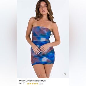 Princess Polly
Micah Mini Dress Blue Multi